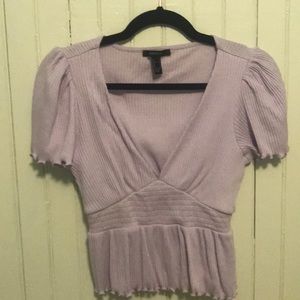 Forever 21 Lilac Top NWOT